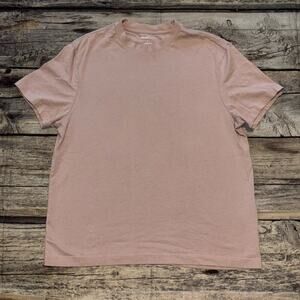 Fashion Nova Mens Mauve Blank T Shirt Size Small